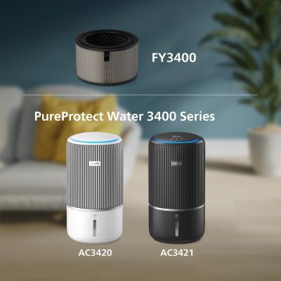 4. Philips FY3400/30 PureProtect Water Gray HEPA Filter 3400 Series
