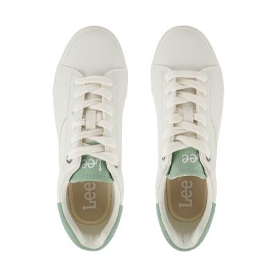 4. Lee Maddy Women's Shoes White and Green 50261007 98E