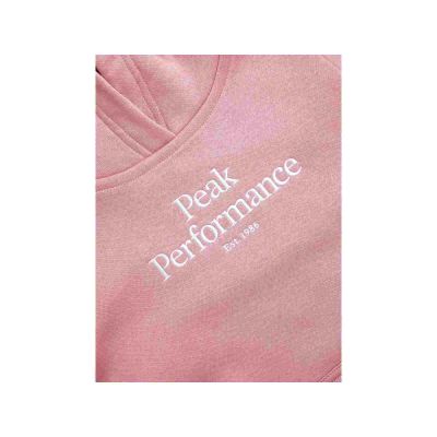 4. PEAK PERFORMANCE Jr Original Small Logo Hood Pink