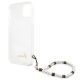 7. Guess GUHCP13SKPSWH iPhone 13 mini 5.4" Transparent hardcase White Pearl