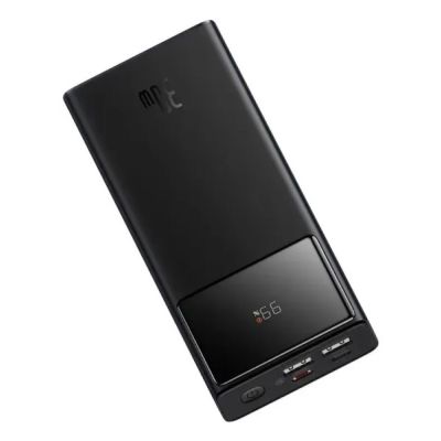 2. Baseus Star-Lord 20000mAh 30W Powerbank with Display and Baseus Simple USB-A - USB-C 3A 30cm Cable - Black
