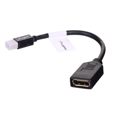 Lanberg AD-0003-BK adapter (Mini DisplayPort M - DisplayPort F; 0.10m; black)