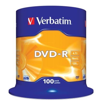 DVD Verbatim 43549 (4.7GB; 16x; 100pcs; Cake)