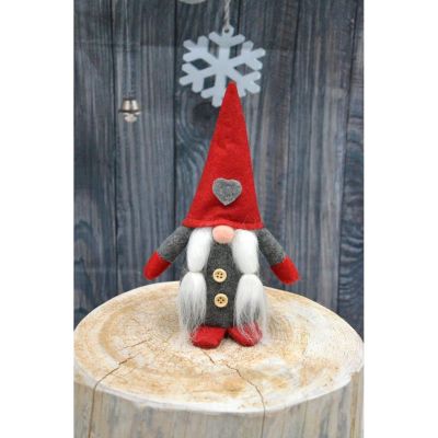 15. DECORATIVE gnome with a heart 20cm girl