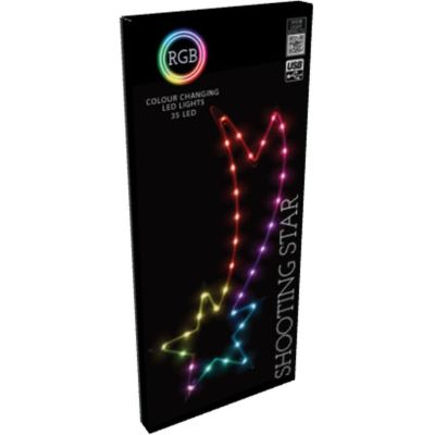 4. HANGING DECORATIVE COMET 35LED RGB USB