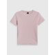 5. Women's slim ribbed T-shirt 4F 4FRSS26TTSHF3629-56S