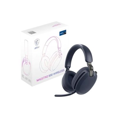 MSI MAESTRO 500 Wireless Bluetooth Gaming Headset Headband Blue