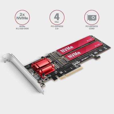 2. Axagon PCEM2-ND M.2 internal adapter