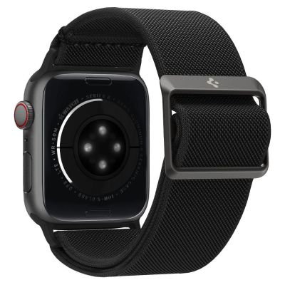 8. Spigen Fit Lite Strap for Apple Watch 4/5/6/7/8/9/SE/Ultra (42/44/45/49 mm) - Black