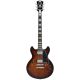 D'Angelico Premier Mini DC Brown Burst Electric Guitar