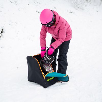 9. Meteor Croma Ski Boot Bag Green/Black