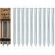 TENT PEGS 23CM SET 10 PCS METAL REDCLIFFS
