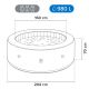 7. Garden spa, inflatable pool, hydromassage AVENLI NICE 6-person 204x70 silver