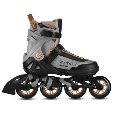 3. NA22151 ARMOUR GRAY ROLLER SKATES SIZE 45 NILS EXTREME