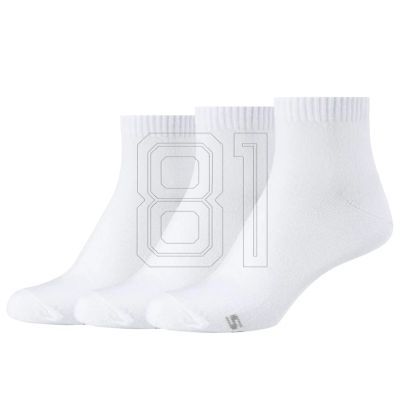Skechers 3PPK Wm Casual Quarter Socks SK42005-1000 White 35-38