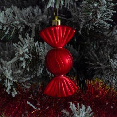 8. SAFE PLASTIC BALL MATRIX CANDY 6 PCS MICA RED