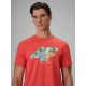4. Men's regular printed T-shirt 4F 4FRSS26TTSHM4305-63S
