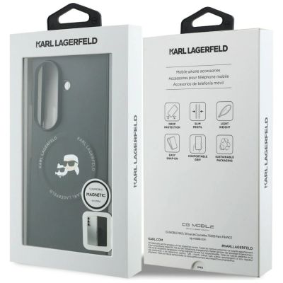 7. Karl Lagerfeld Karl&Choupette Pins MagSafe Case for Samsung Galaxy Z Fold 8 Ultra - Black