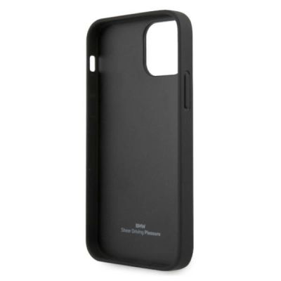 7. BMW Leather Curve Perforate Case for iPhone 12 / iPhone 12 Pro - Black