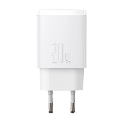 2. Baseus Compact fast charger USB / USB Type C 20W 3A Power Delivery Quick Charge 3.0 white (CCXJ-B02)