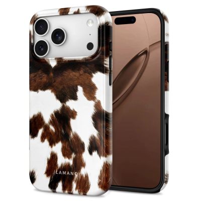 2. Tech-Protect Lamano MagSafe case for iPhone 18 Pro / 17 Pro - white and brown