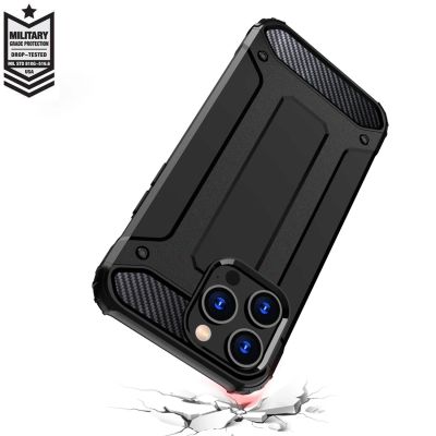 6. iPhone 15 Pro Max Hybrid Armor case - blue