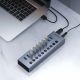 4. Orico BT2U3-16AB Hub 16x USB-A 3.0 with switches - gray