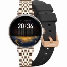 Smartwatch Gravity Rose Gold Black 2 Straps GT26-6