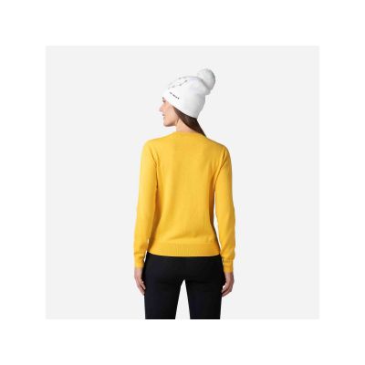 2. Rossignol W Esther Round Neck Yellow Sweater