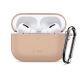 3. Tech-Protect Silicone Hook Case for AirPods Pro - Beige