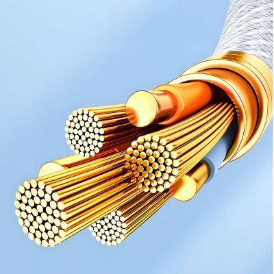 7. Joyroom S-A45 Ben Series 30W Cable (USB-C - Lightning) Braided 1m - White