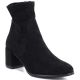 6. Black Sergio Leone BT-55 women's ankle boots with a block heel