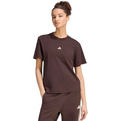 adidas Essentials Small Logo Women's T-Shirt Brown KX0795