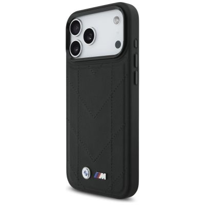 2. BMW M Quilted Logo MagSafe Case for iPhone 17 Pro Max - Black