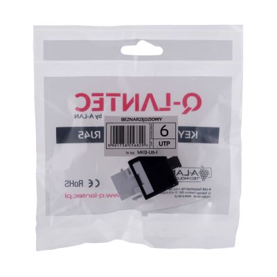 5. Q-LANTEC Toolless RJ45 UTP Cat.6 Keystone Module