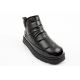 2. GAP Women's Shoes Alabama Winter Ankle Boots Black Slip-On