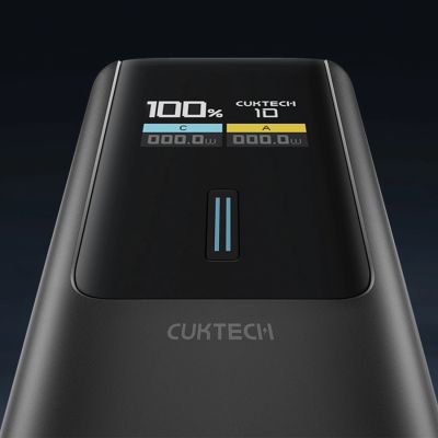 4. Powerbank Cuktech CKPB100PGLBL 150W 10000mAh USB-C USB-A - black