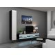 2. TV cabinet VIGO NEW '180' 30/180/40 black/white flat