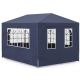 8. GARDEN TENT PAVILION 3X4X2.5M NAVY BLUE SASKA GARDEN