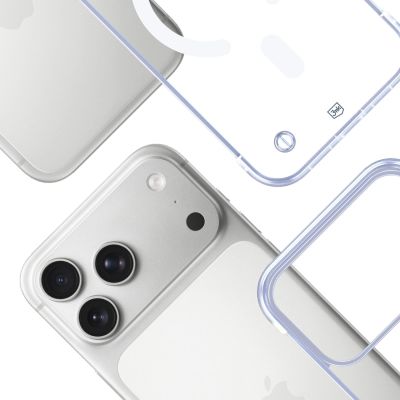 4. 3mk Just20g MagCase for iPhone 17 Pro - transparent