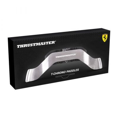 5. Thrustmaster T-Chrono Steering Wheel, PC, PS4, PS5, Xbox One, Xbox Series S/X, Silver, Aluminum, China, 1 pc.