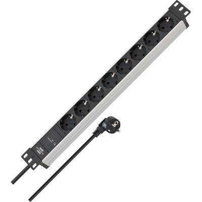 5. Brennenstuhl - SS 19.500A - Alu-Line - 8-way power strip, 2m