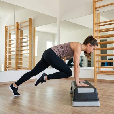 17. AEROBIC STEP 70X28CM 3-STEP ADJUSTMENT ENERO FIT