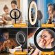 14. MACLEAN RING LAMP 10" LED12W FOR SELFIE WITH TRIPOD MCE610