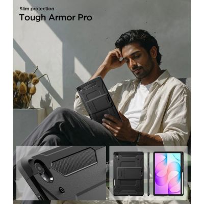 8. Spigen Tough Armor Pro Case for Samsung Galaxy Tab S12+ 12.6" - black