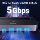 8. Ugreen CM664 HDMI switch 2in1 KVM switch - black