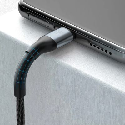 5. 3mk Hyper Cable N-SERIES USB-C / USB-C 3m PD 3.0 QC 3.0 20V / 5A 100W - black