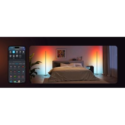 7. RGBICW Govee H8076 Floor Lamp Lite, 1000lm, 2.4GHz Wi-Fi + Bluetooth