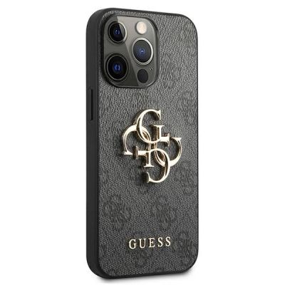 4. Guess GUHCP13L4GMGGR iPhone 13 Pro / 13 6.1" grey/grey hardcase 4G Big Metal Logo