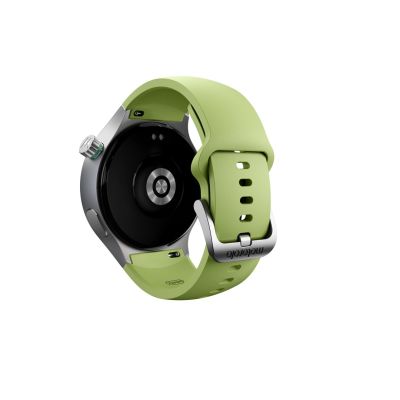 4. Motorola Moto Watch 512MB Silver_Stainless Steel + Herbal Garden_Silicone Silver